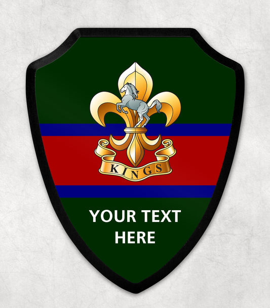 Kings Regiment - Printed Wall Shield