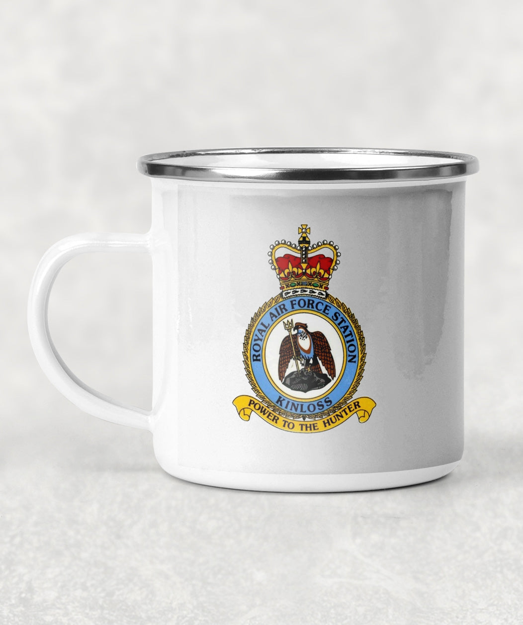 RAF Kinloss - Enamel Mug
