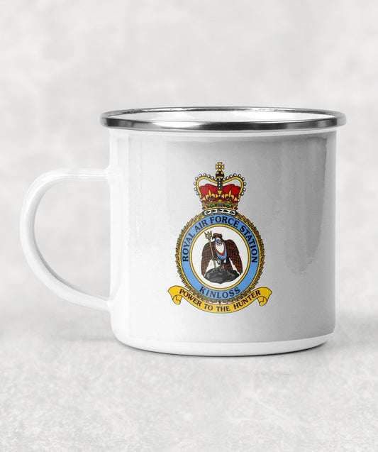 RAF Kinloss - Enamel Mug