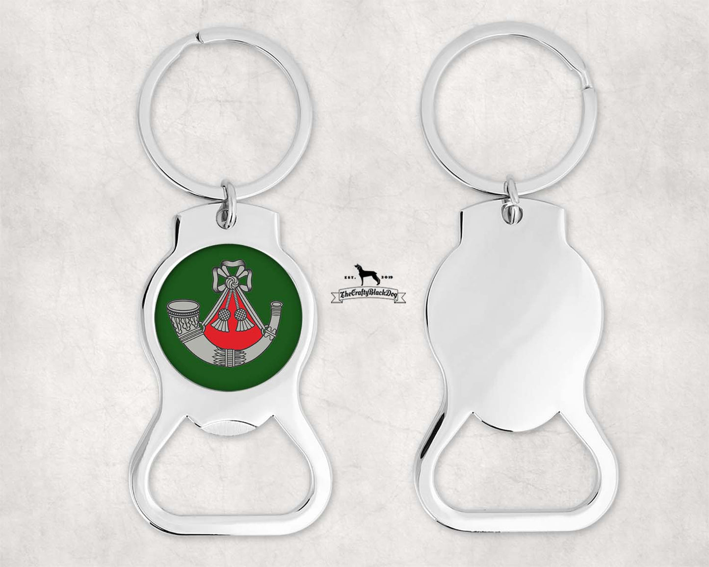 Light Infantry - Bottle Opener Keyring