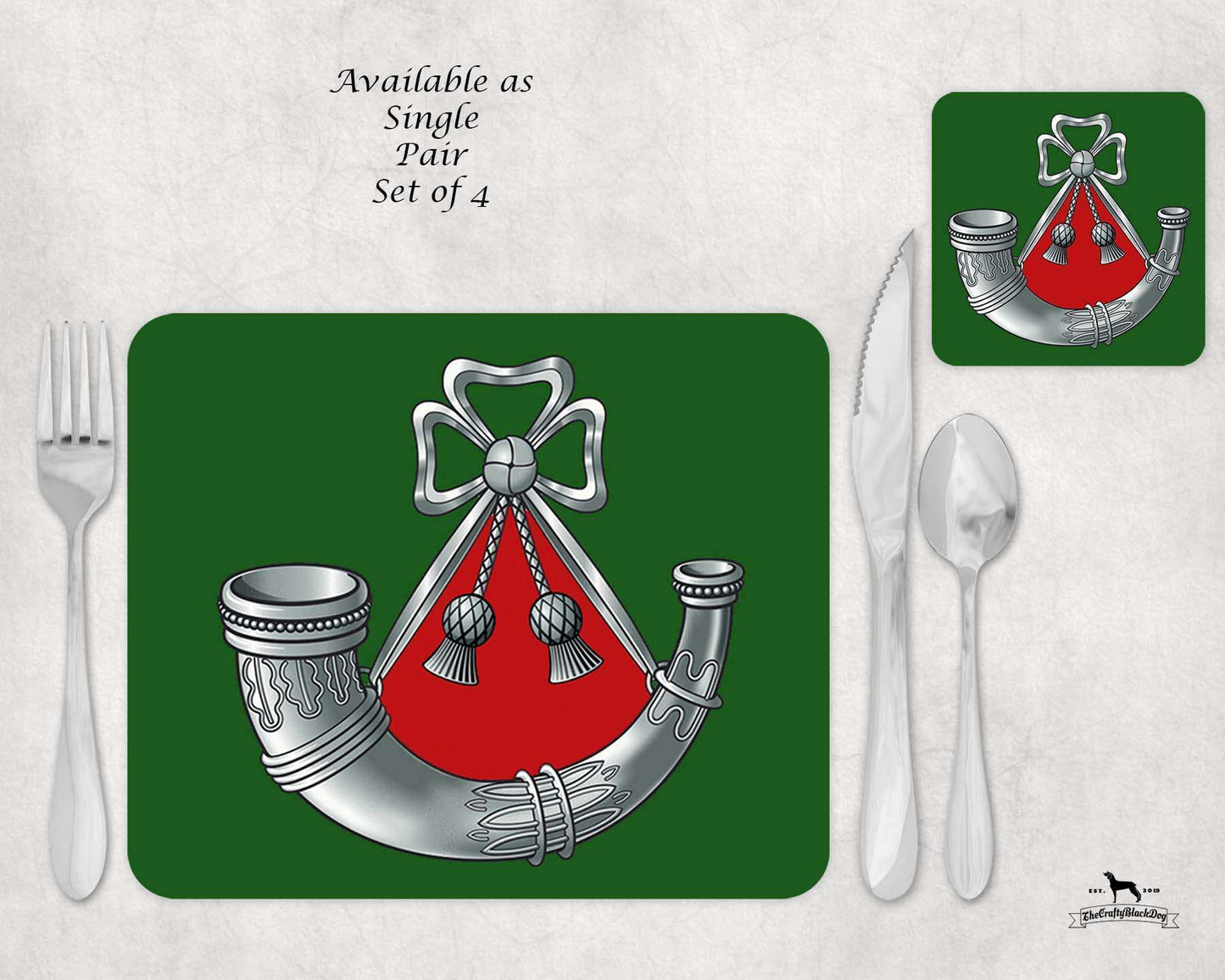 Light Infantry - Placemat &amp; Coaster Set