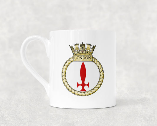 HMS London - Bone China Mug