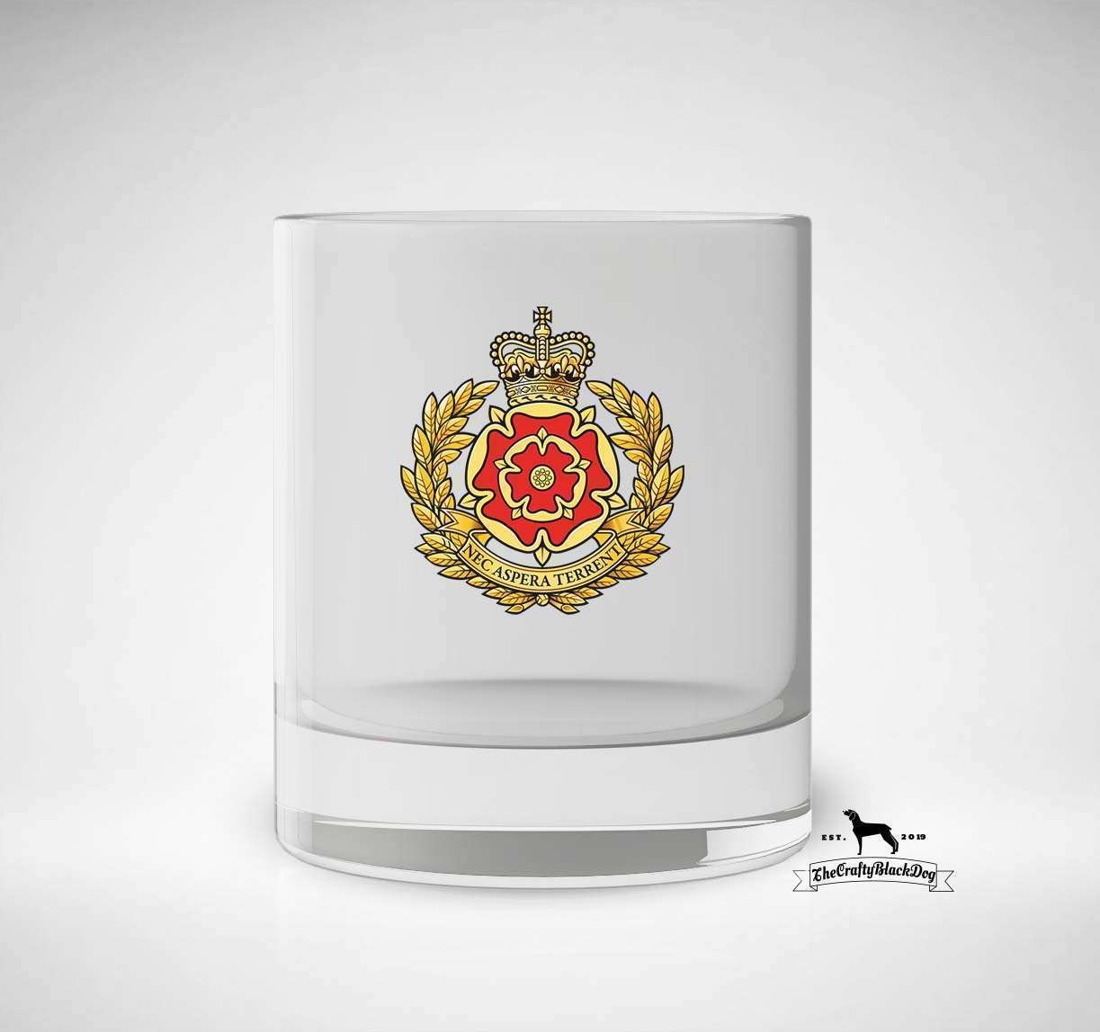 Duke of Lancaster Regiment - Whiskey/Spirit Glass