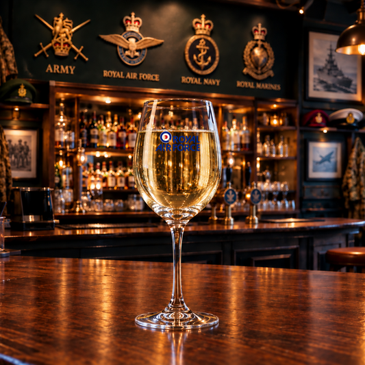 Logo RAF - Wine Glass | The Crafty Black Dog