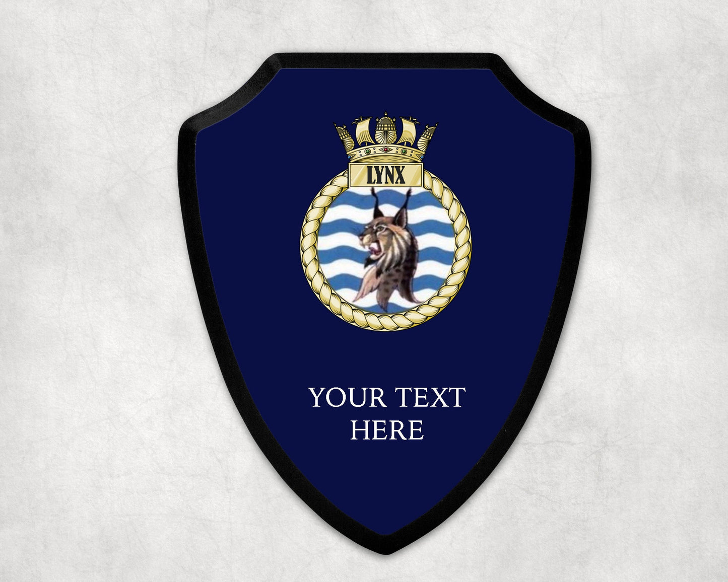 HMS Lynx  - Royal Navy Printed Wall Shield