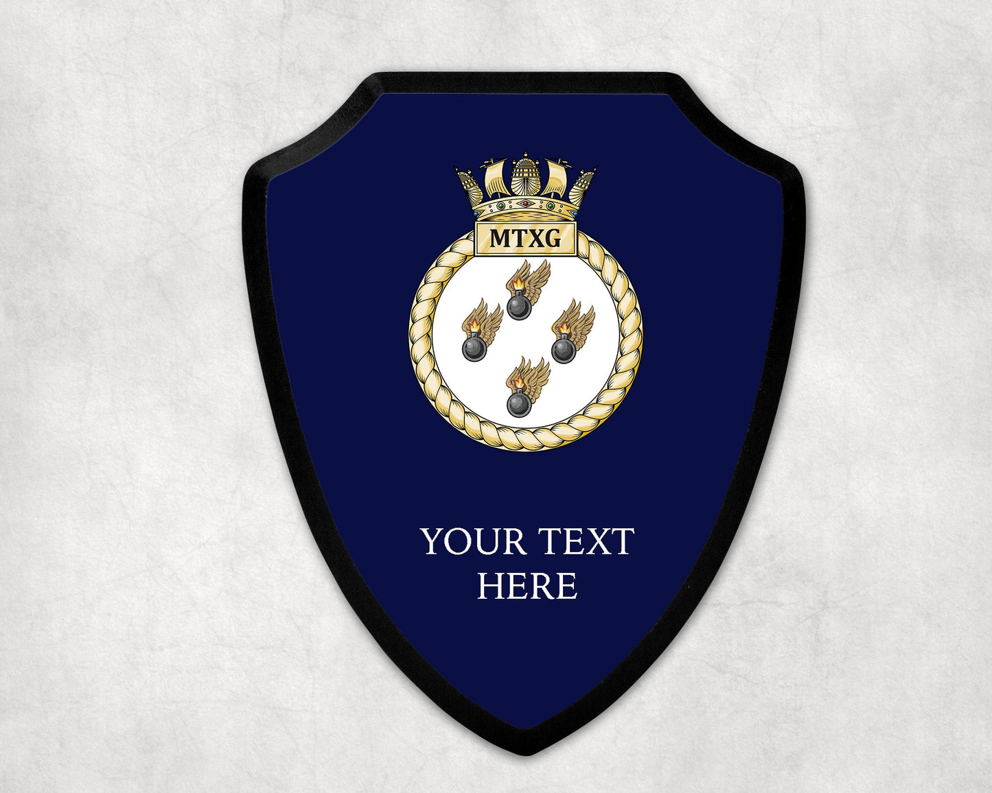 Mine Threat Exploitation Group (MTXG) - Royal Navy Printed Wall Shield