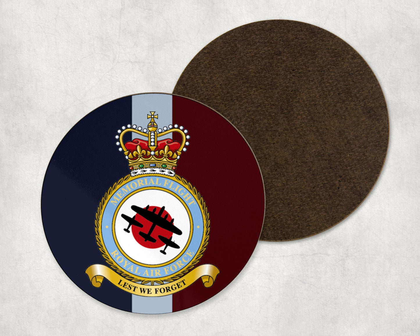 Memorial Flight Squadron RAF - Round Coaster Set