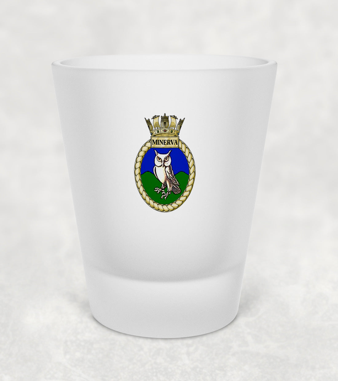 HMS Minerva - Shot Glass