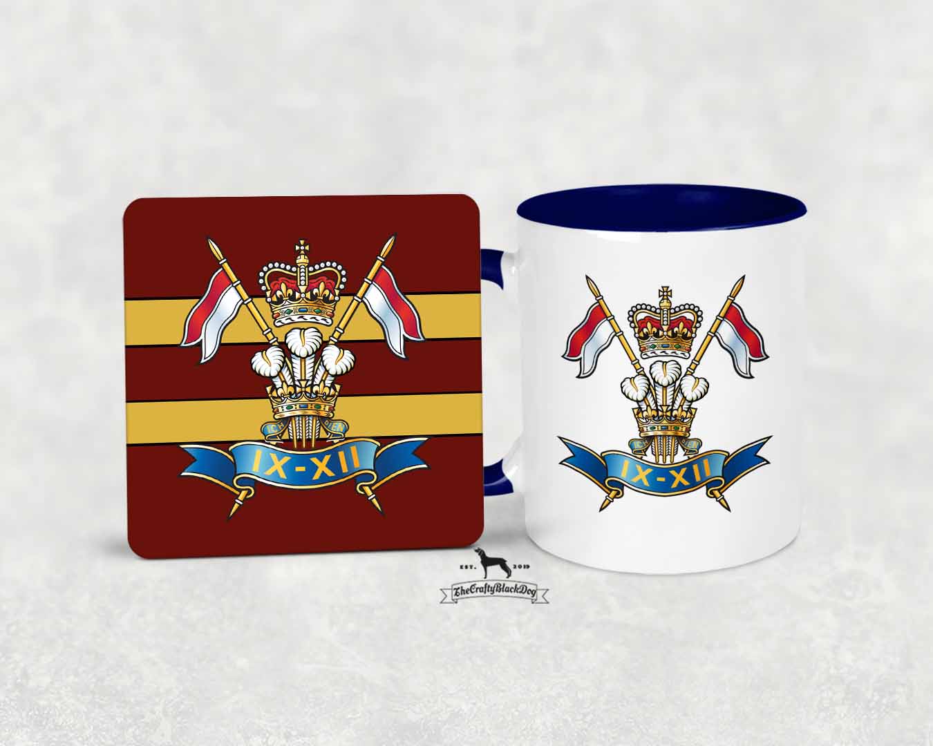 9th/12th Royal Lancers - Mug and Coaster Set