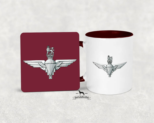 PARACHUTE REGIMENT - MUG and COASTER SET