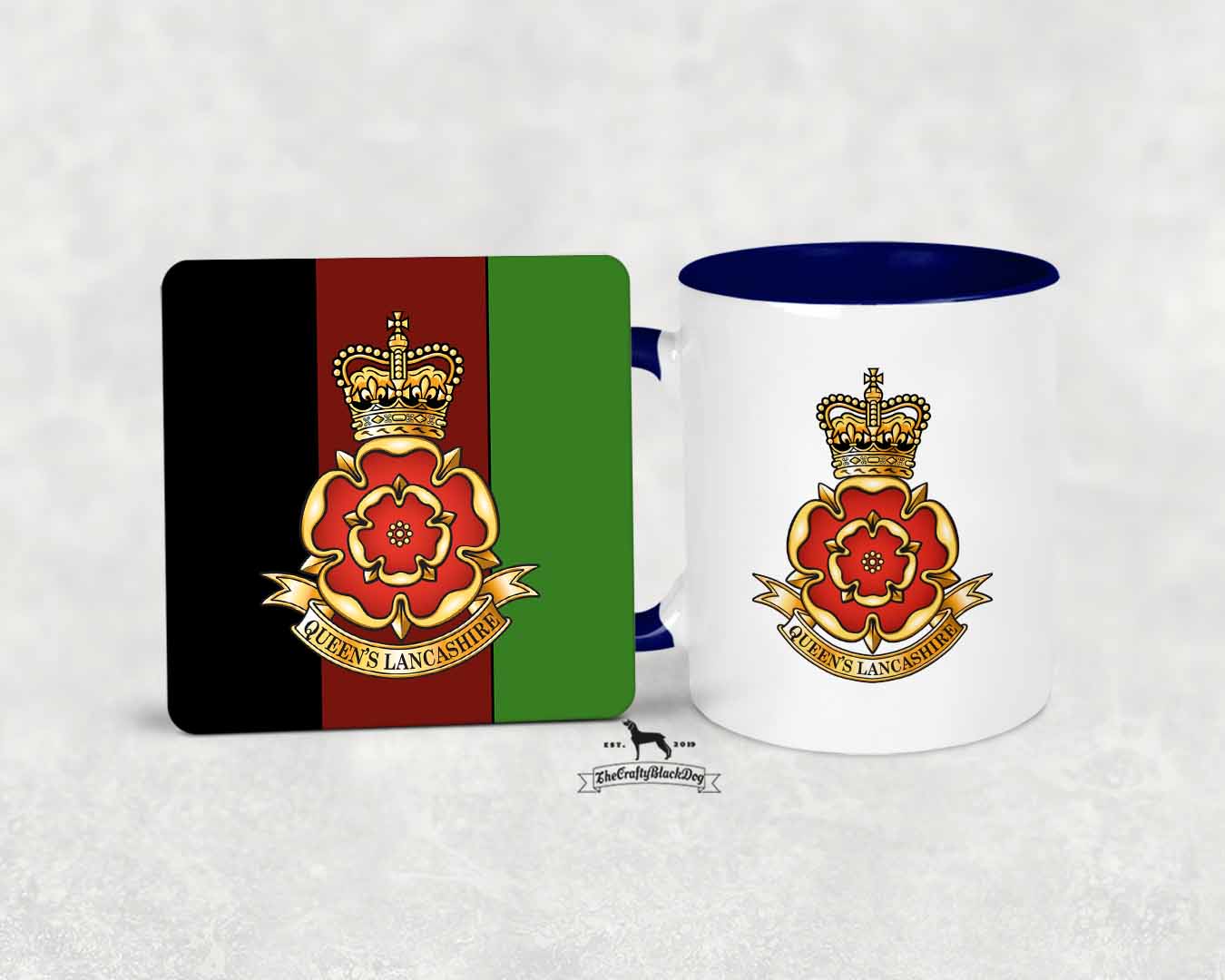 Queen's Lancashire Regiment - MUG and COASTER SET