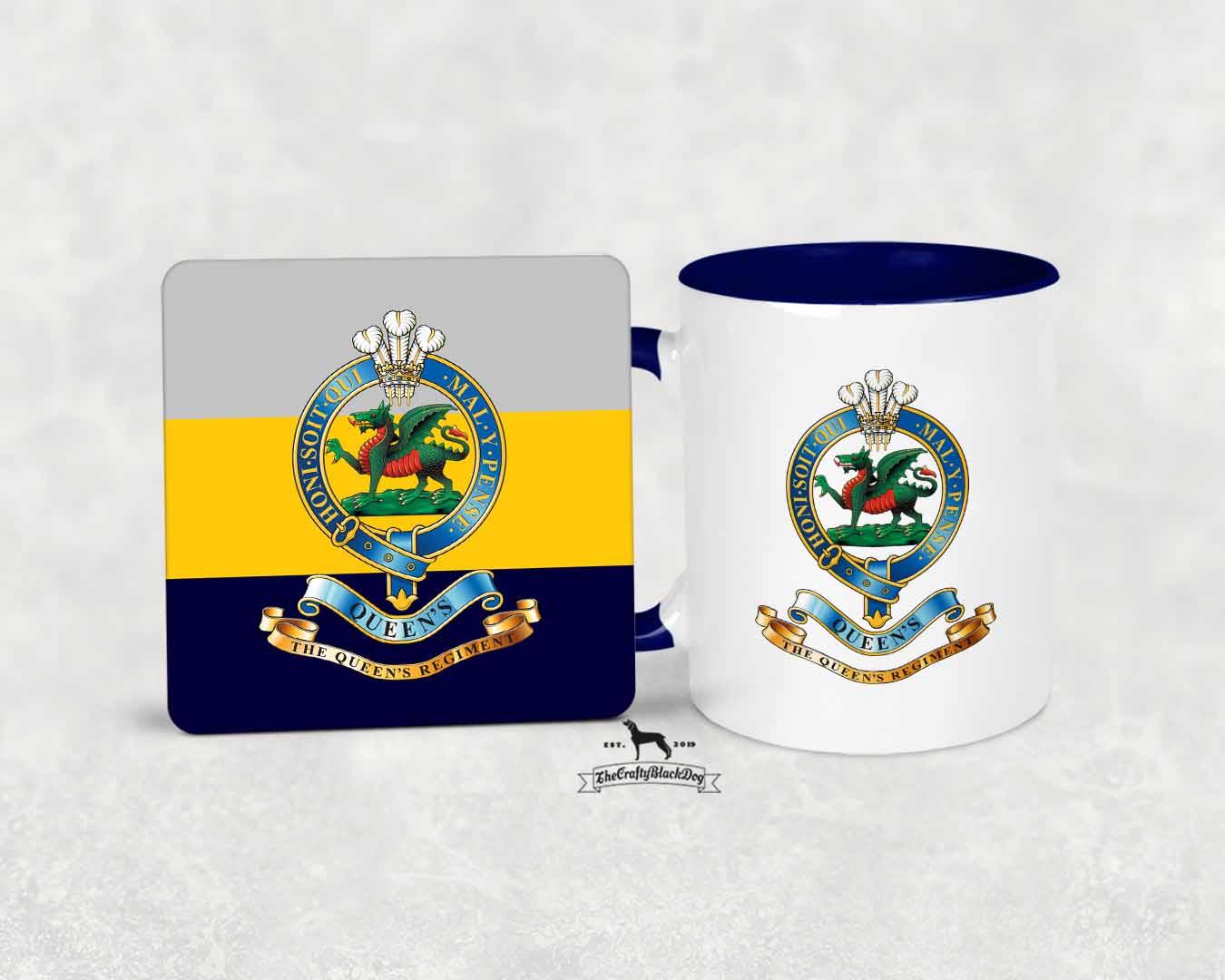 Queen's Regiment - Mug &amp; Coaster Set