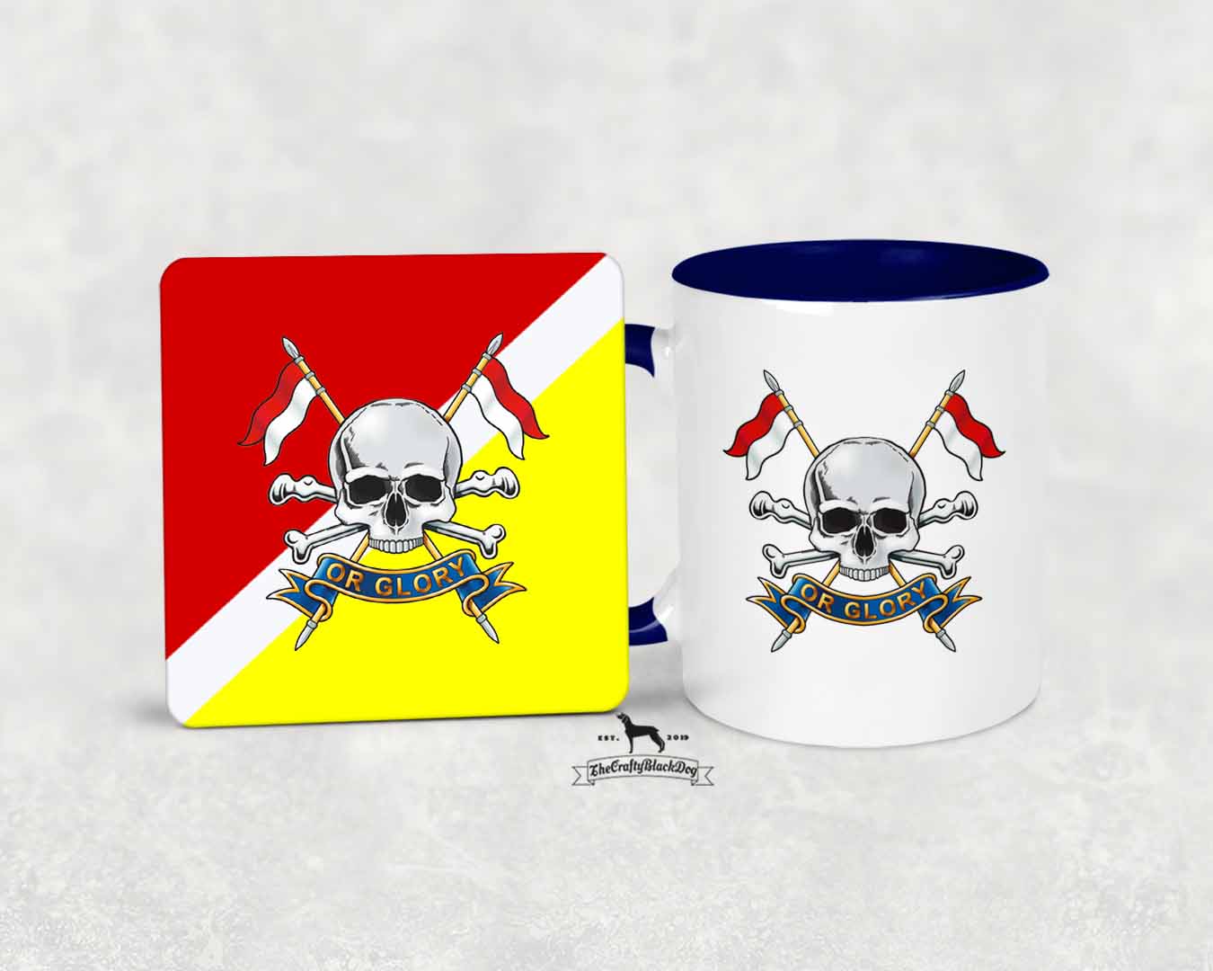 ROYAL LANCERS - MUG and COASTER SET