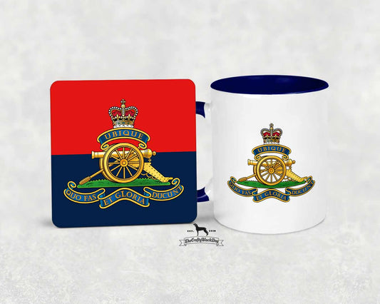 ROYAL ARTILLERY - MUG and COASTER SET