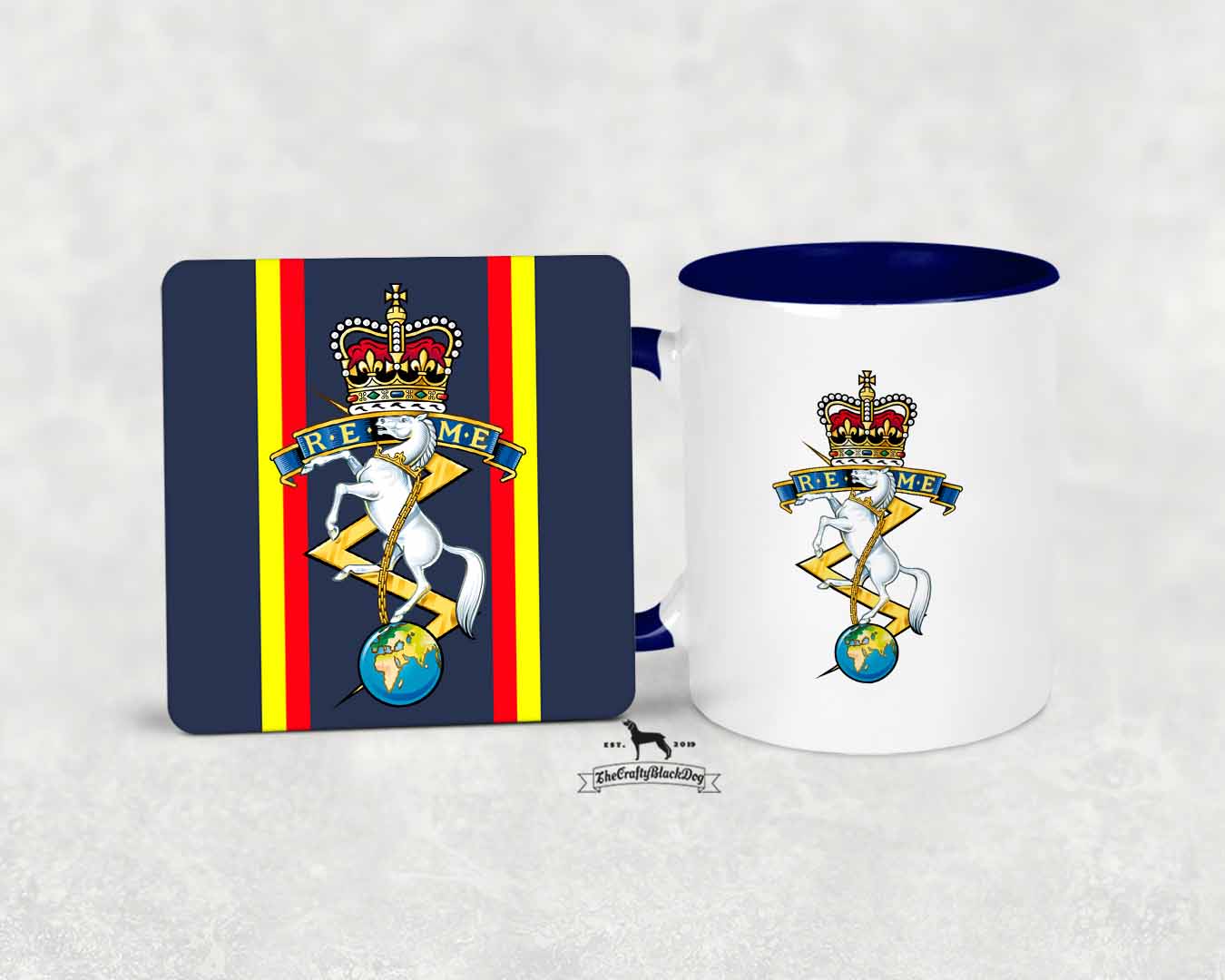 Royal Electrical and Mechanical Engineers - Mug and Coaster Set
