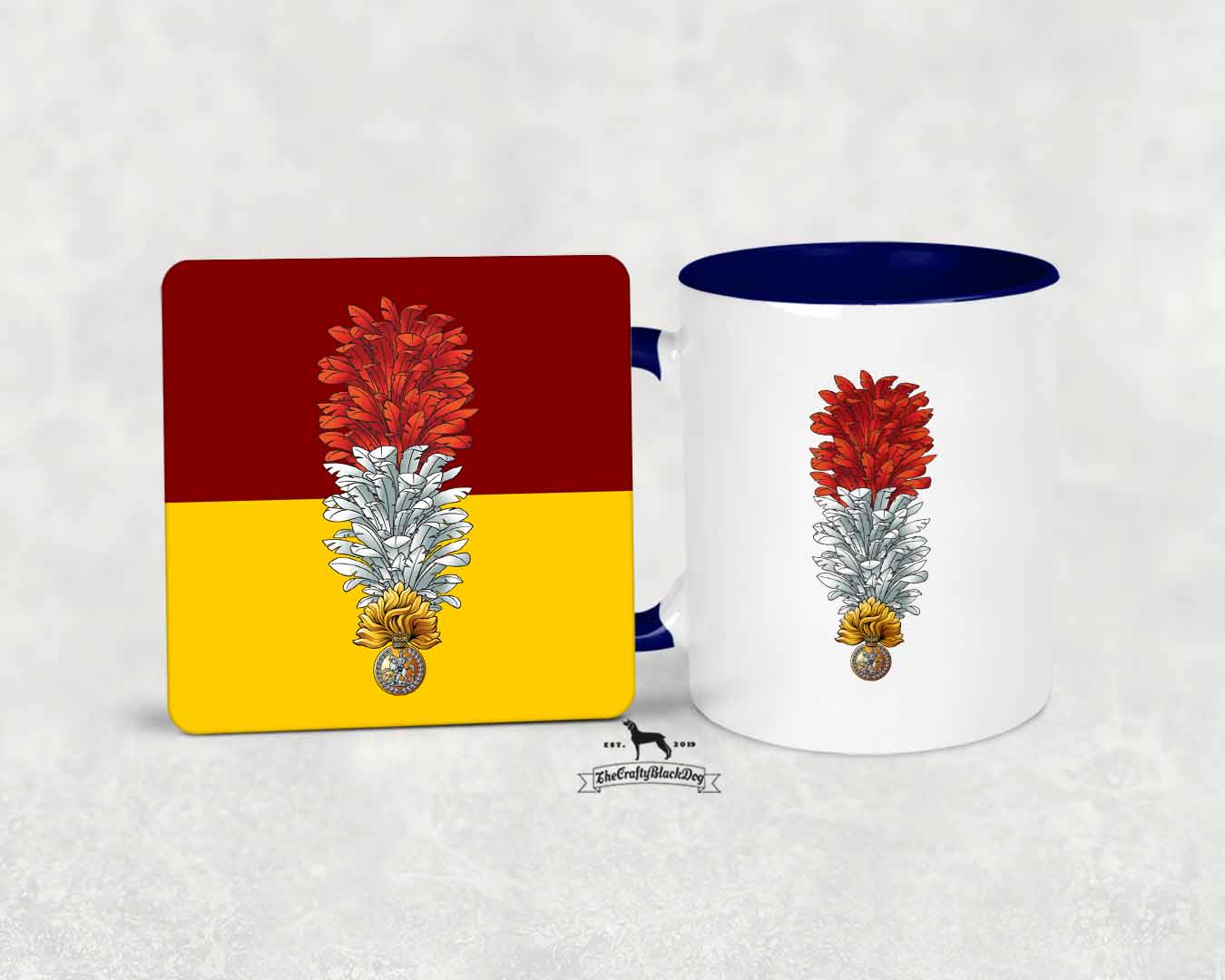 ROYAL REGIMENT OF FUSILIERS - MUG and COASTER SET