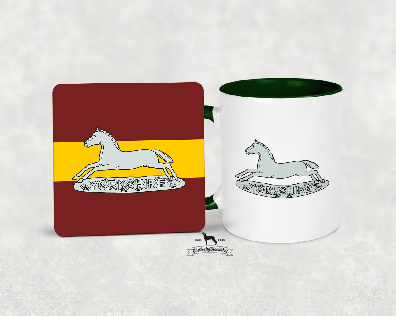Prince of Wales's Own Regiment of Yorkshire - MUG and COASTER SET