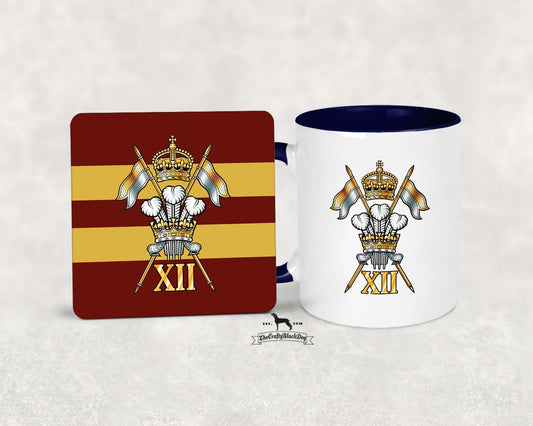 12th Royal Lancers - MUG and COASTER SET