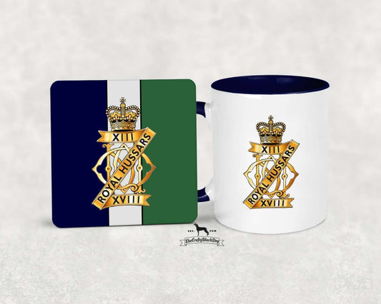 13th/18th Royal Hussars - MUG and COASTER SET