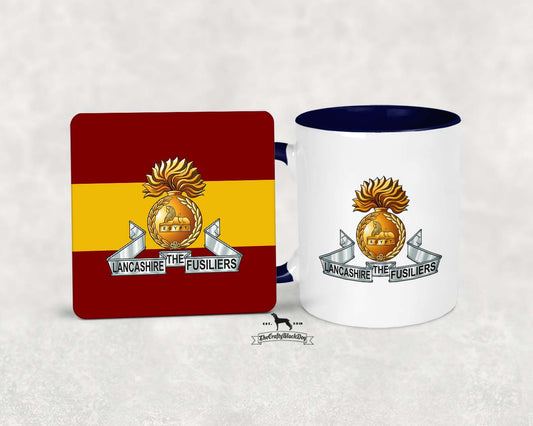 Lancashire Fusiliers -  - MUG and COASTER SET