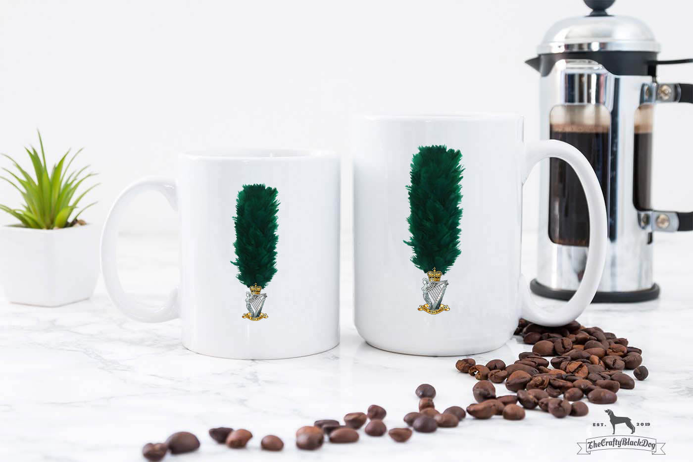 Royal Irish Rangers Hackle - 11oz/15oz Mug