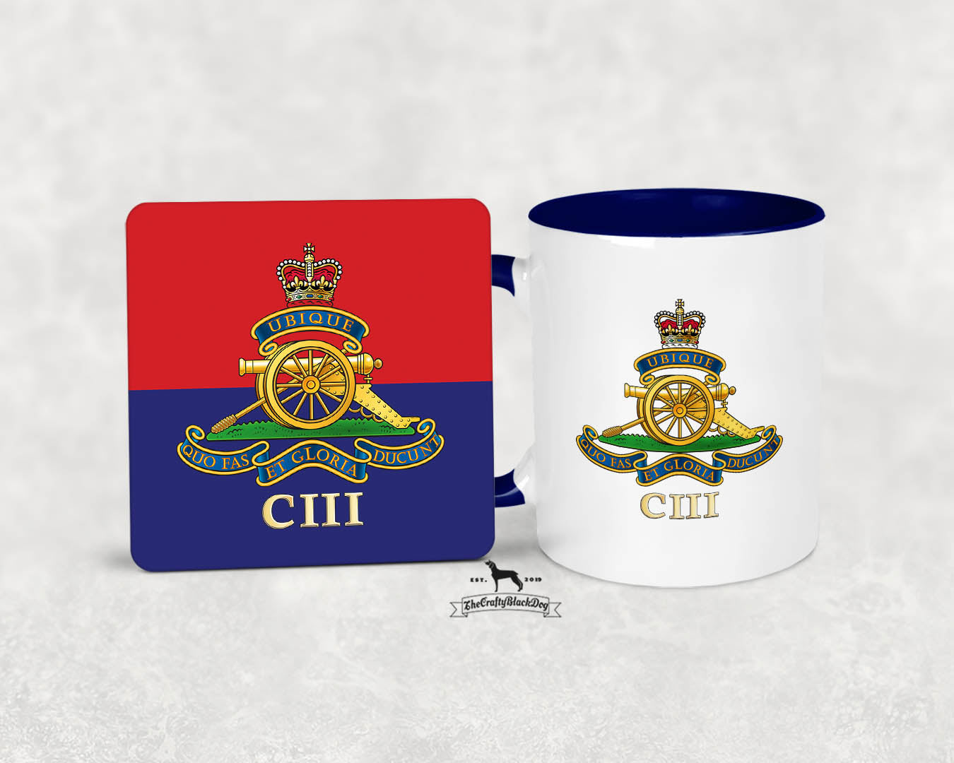 103 Regiment Royal Artillery  - Mug And Coaster