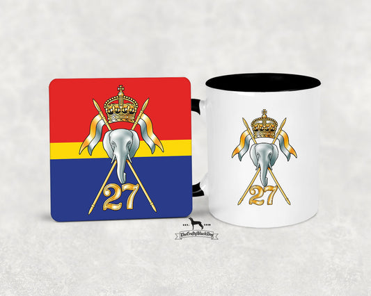 27th Lancers  - MUG and COASTER SET