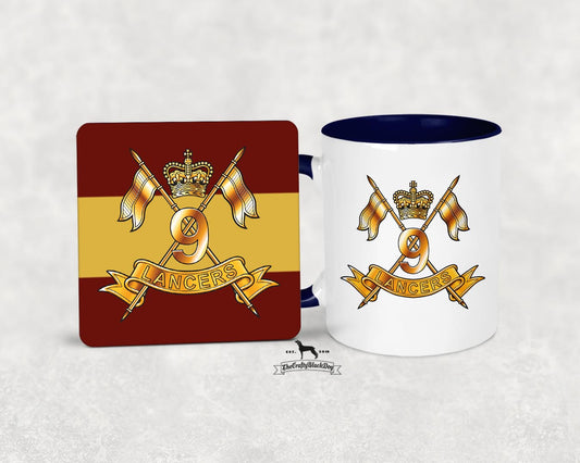 9th Queen's Royal Lancers  - Mug And Coaster