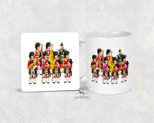 Argyll and Sutherland Highlanders  - Uniform Mug and Coaster