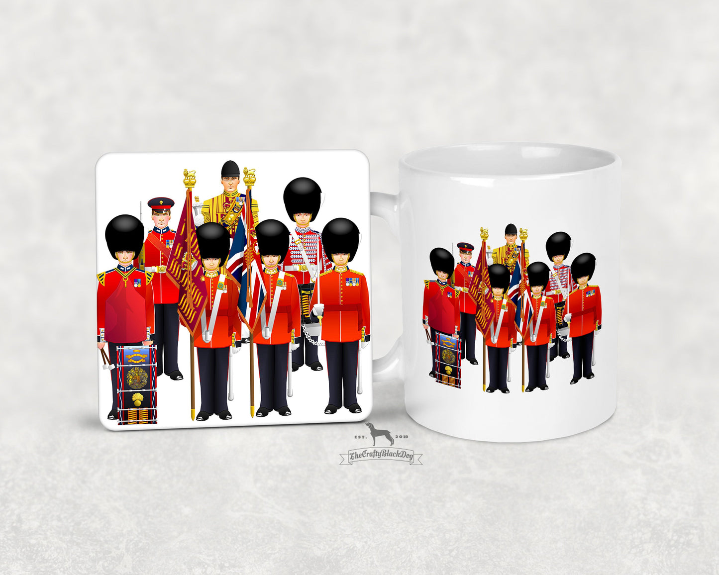 Grenadier Guards Cypher  - Uniform Mug and Coaster