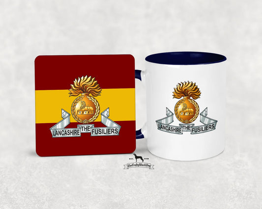 Lancashire Fusiliers  - Mug And Coaster