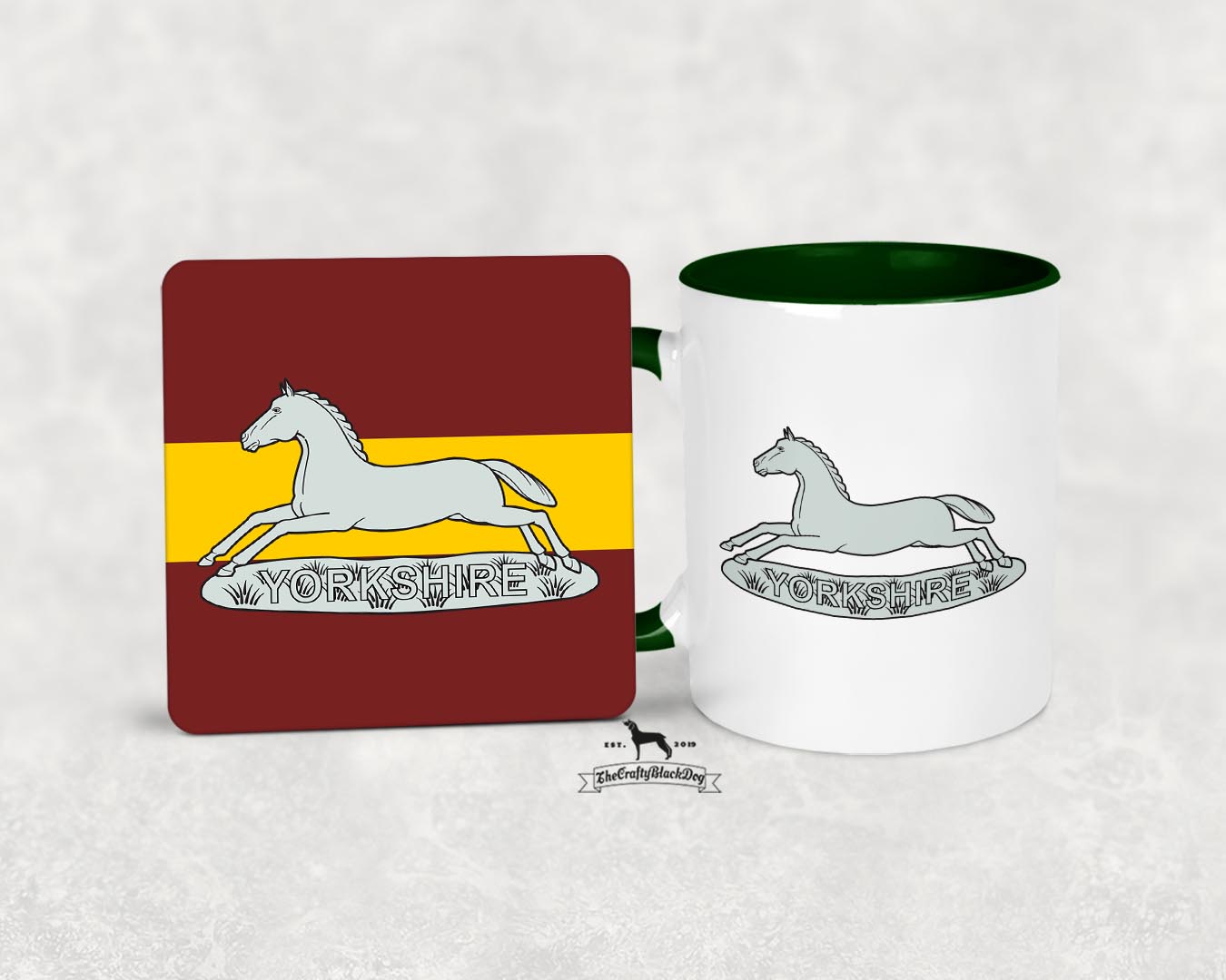 Prince of Wales's Own Regiment of Yorkshire  - Mug And Coaster