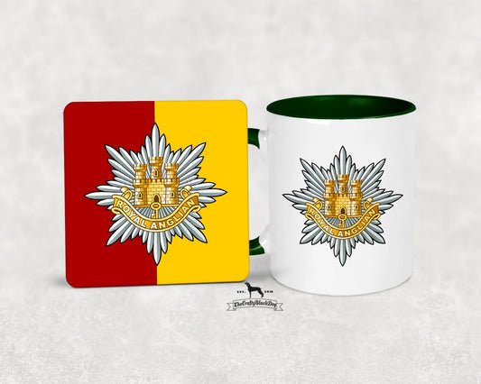 1st Bn Royal Anglian Regiment  - Mug And Coaster