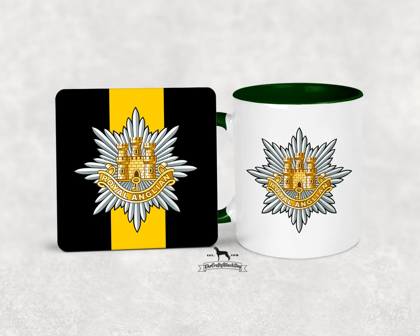 2nd Bn Royal Anglian Regiment  - Mug And Coaster