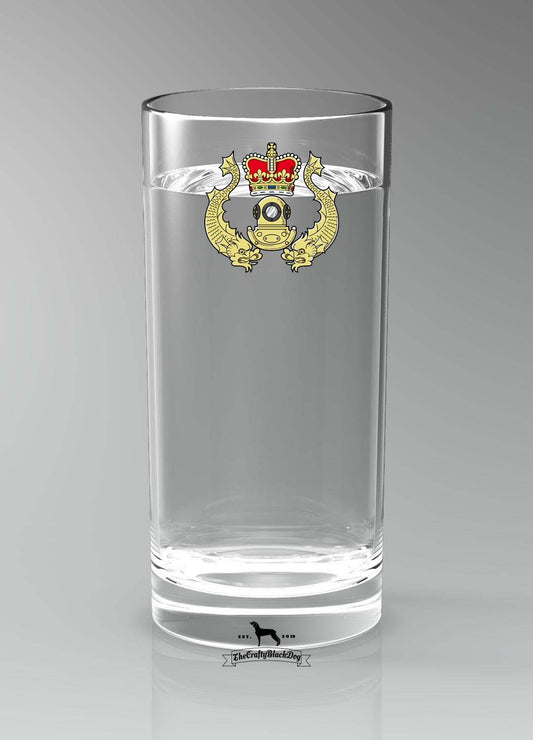 Royal Navy Diver - Straight Gin/Mixer/Water Glass