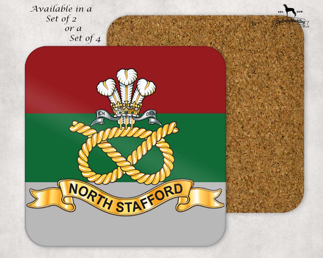 North Staffordshire Regiment - COASTER SET