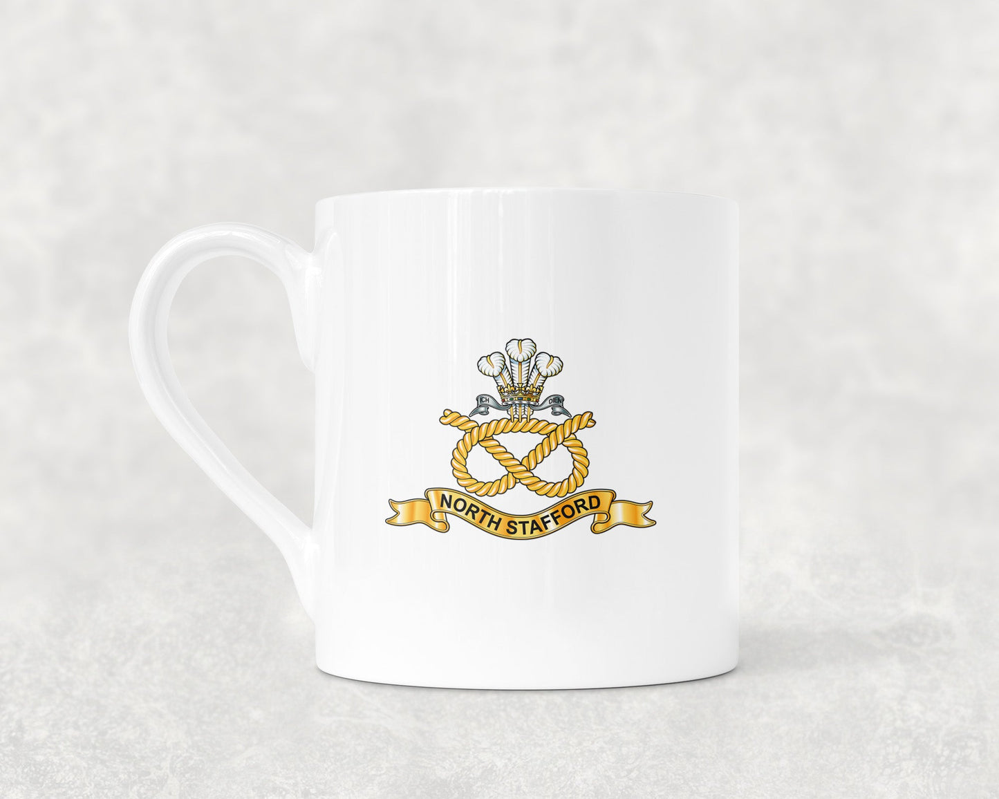 North Staffordshire Regiment - Bone China Mug