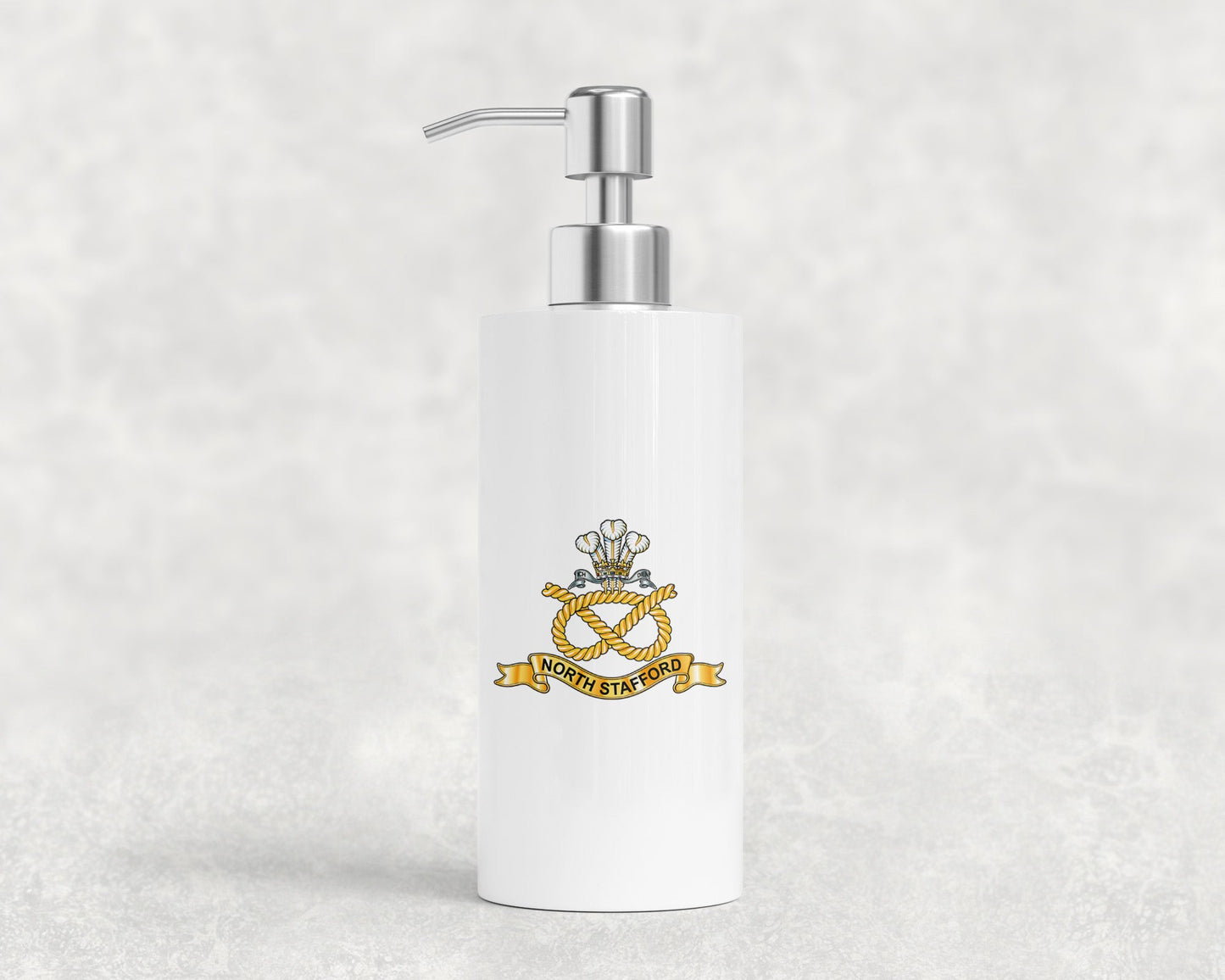 North Staffordshire Regiment - Toothbrush Holder and Soap Dispenser