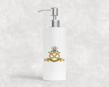 North Staffordshire Regiment - Toothbrush Holder and Soap Dispenser