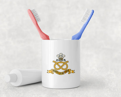 North Staffordshire Regiment - Toothbrush Holder and Soap Dispenser