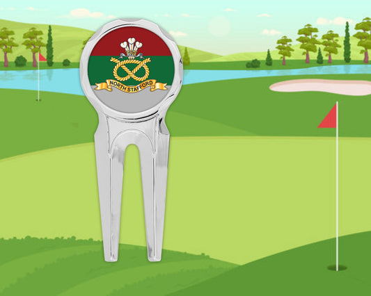 North Staffordshire Regiment - Golf Divot Repair Tool