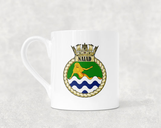 HMS Naiad - Bone China Mug