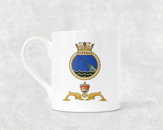 HMS Narwhal - Bone China Mug