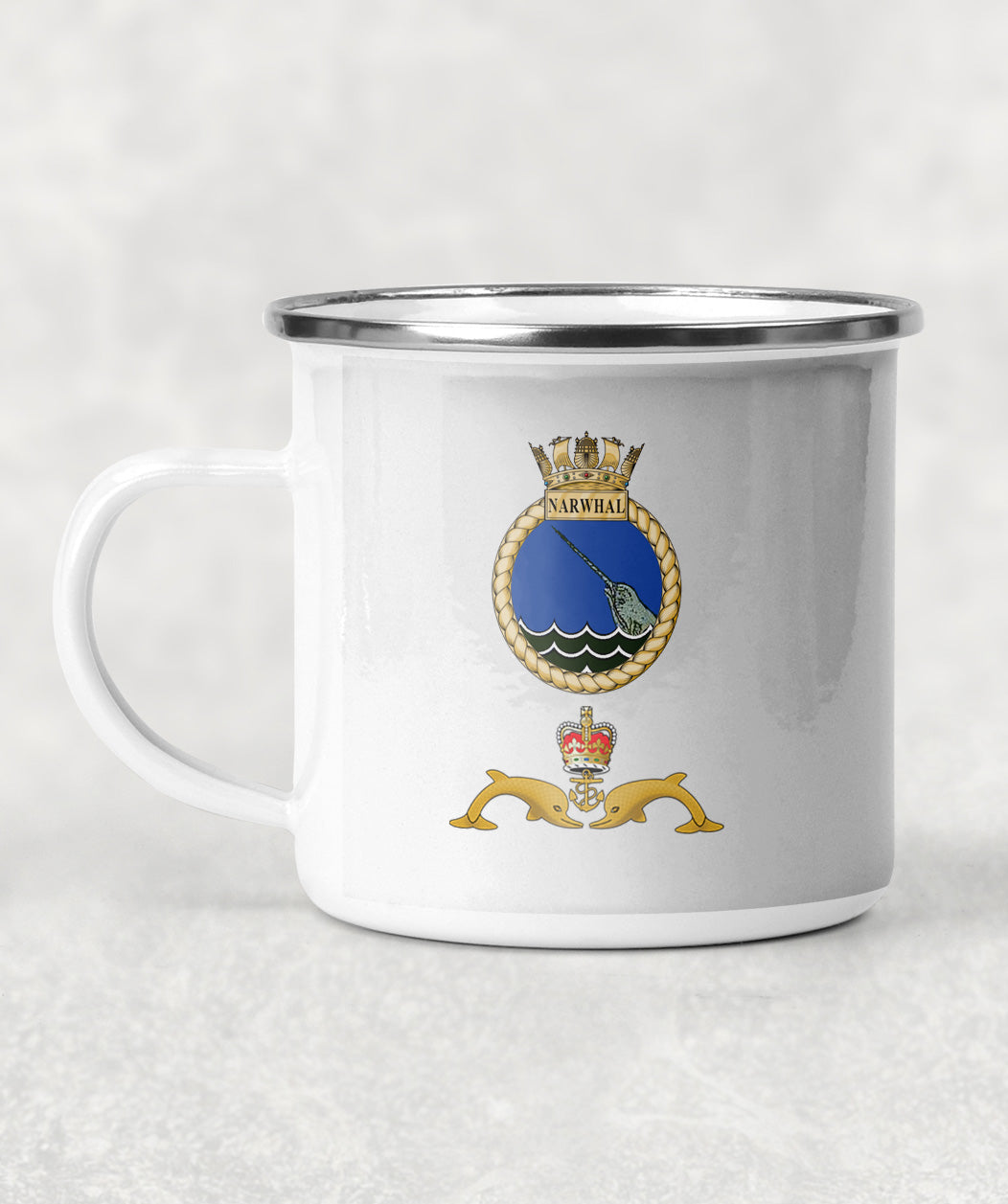 HMS Narwhal - Enamel Mug