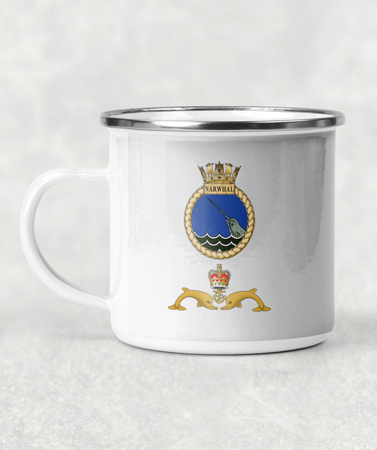 HMS Narwhal - Enamel Mug