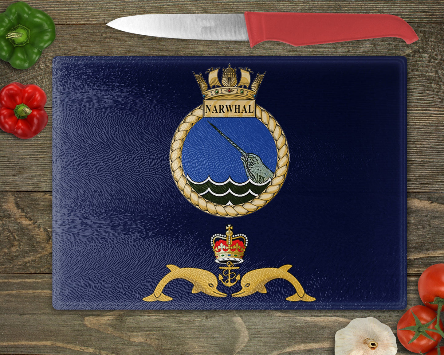 HMS Narwhal - Cutting Board