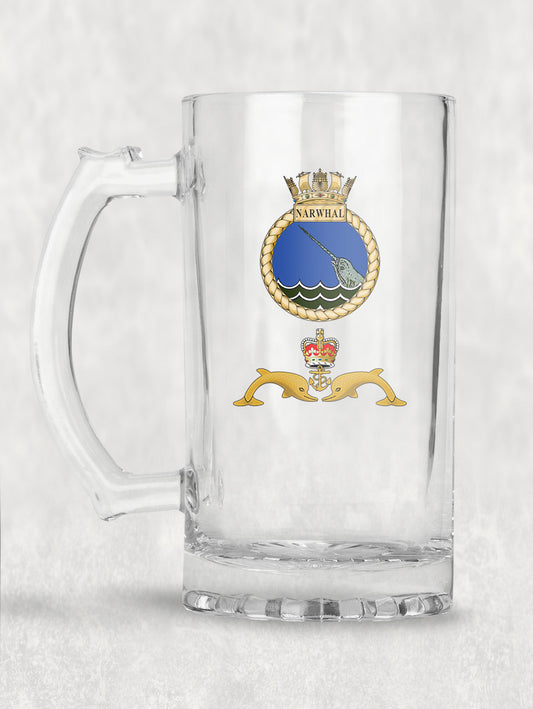 HMS Narwhal - Tankard/Beer Mug/Stein