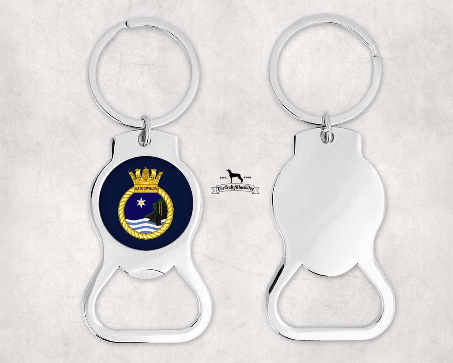 HMS Andromeda - Bottle Opener Keyring