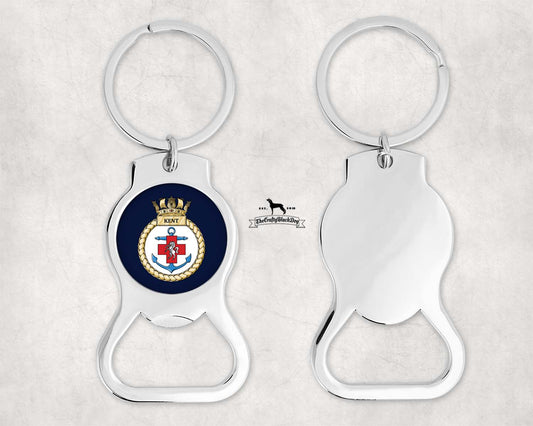 HMS Kent - Bottle Opener Keyring