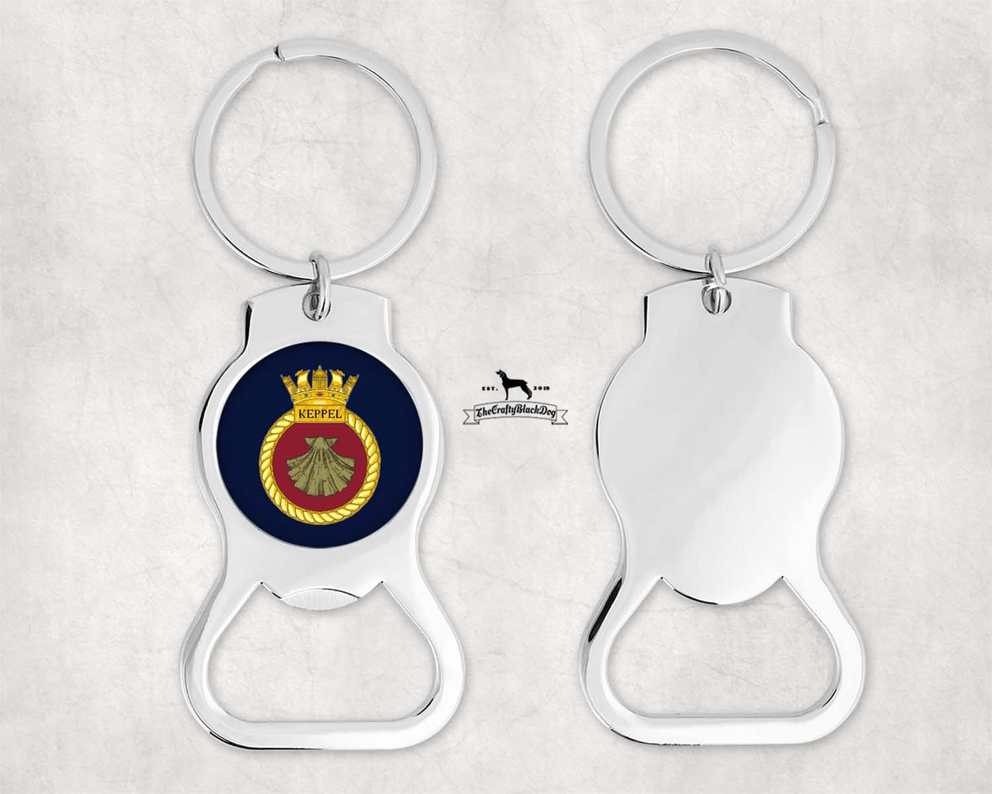 HMS Keppel - Bottle Opener Keyring